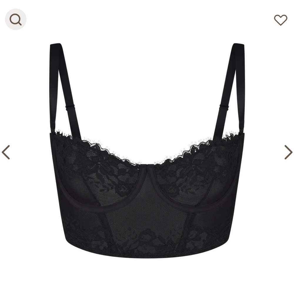 SKIMS LACE UNLINED BALCONETTE CORSET